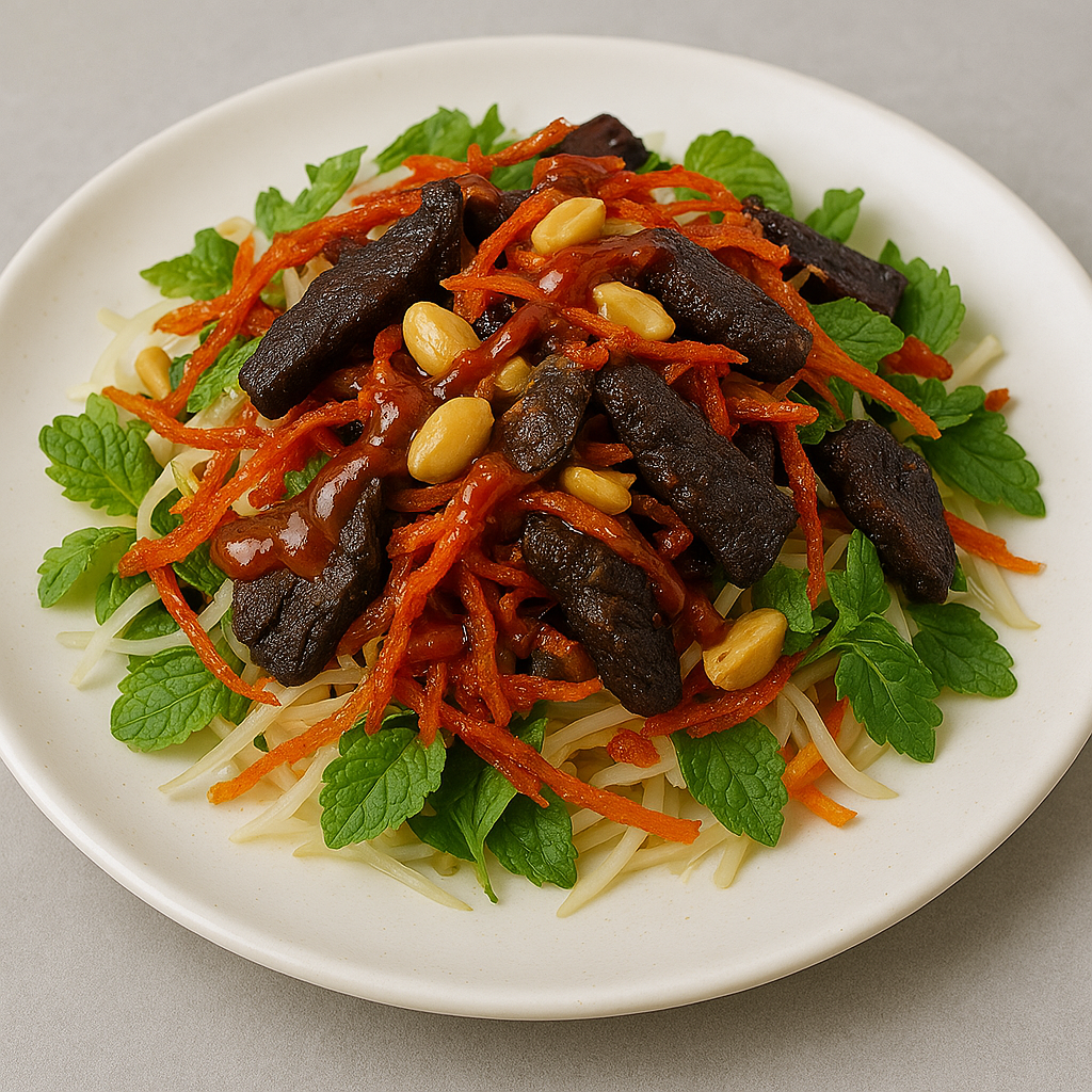 Nộm Bò Khô Chay - Xá Xíu & Nộm Ngon Nộm Bò Khô Chay